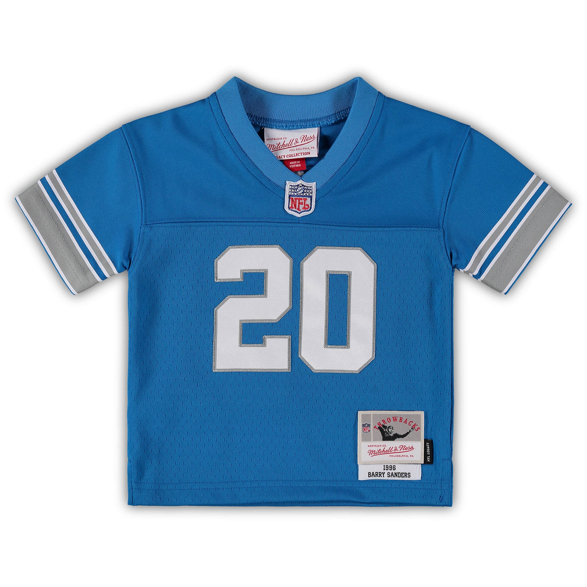Infant Detroit Lions Barry Sanders Mitchell & Ness Blue 1996 Retired Legacy Jersey JS5001 nicesnker - Image 2