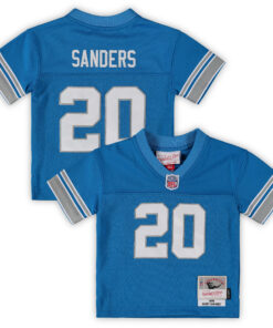 Infant Detroit Lions Barry Sanders Mitchell & Ness Blue 1996 Retired Legacy Jersey JS5001 nicesnker