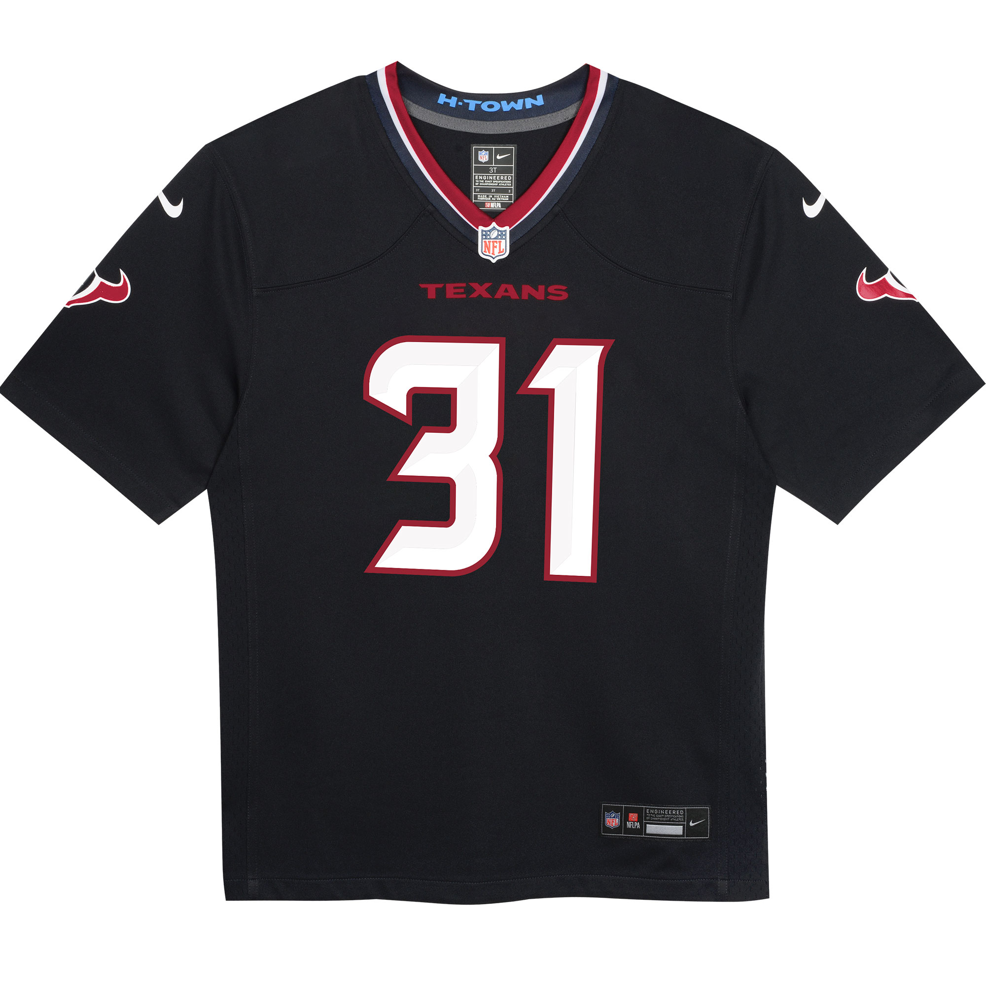 Infant Houston Texans Dameon Pierce Navy Game Jersey JS6388 nicesnker - Image 2