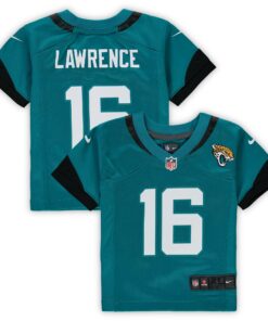 Infant Jacksonville Jaguars Trevor Lawrence Teal Game Jersey JS6979 nicesnker
