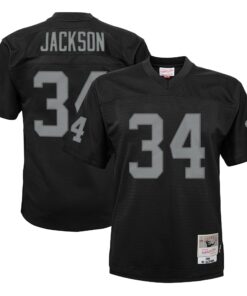 Infant Las Vegas Raiders Bo Jackson Mitchell & Ness Black 1988 Retired Legacy Jersey JS8430 nicesnker