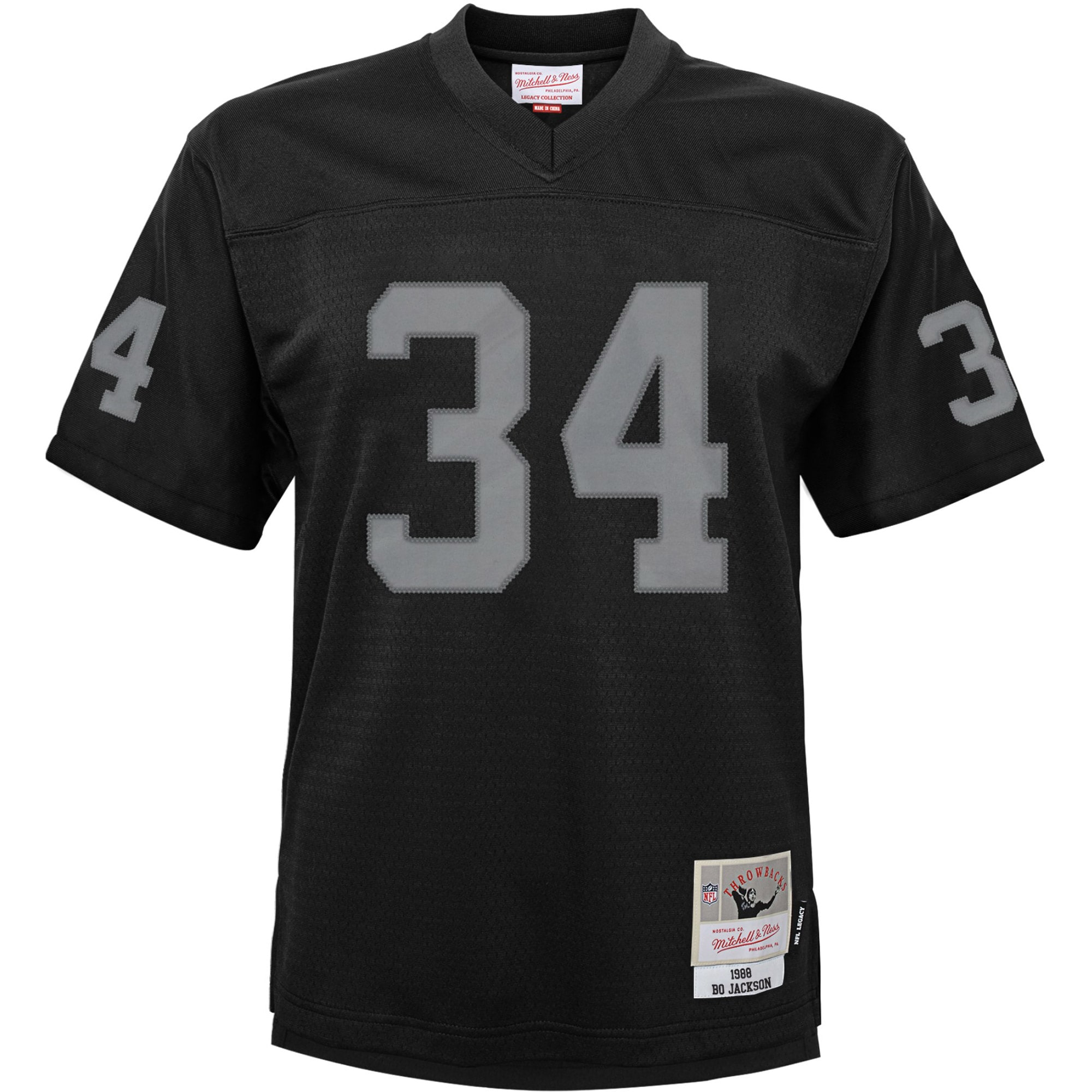 Infant Las Vegas Raiders Bo Jackson Mitchell & Ness Black 1988 Retired Legacy Jersey JS8430 nicesnker - Image 2