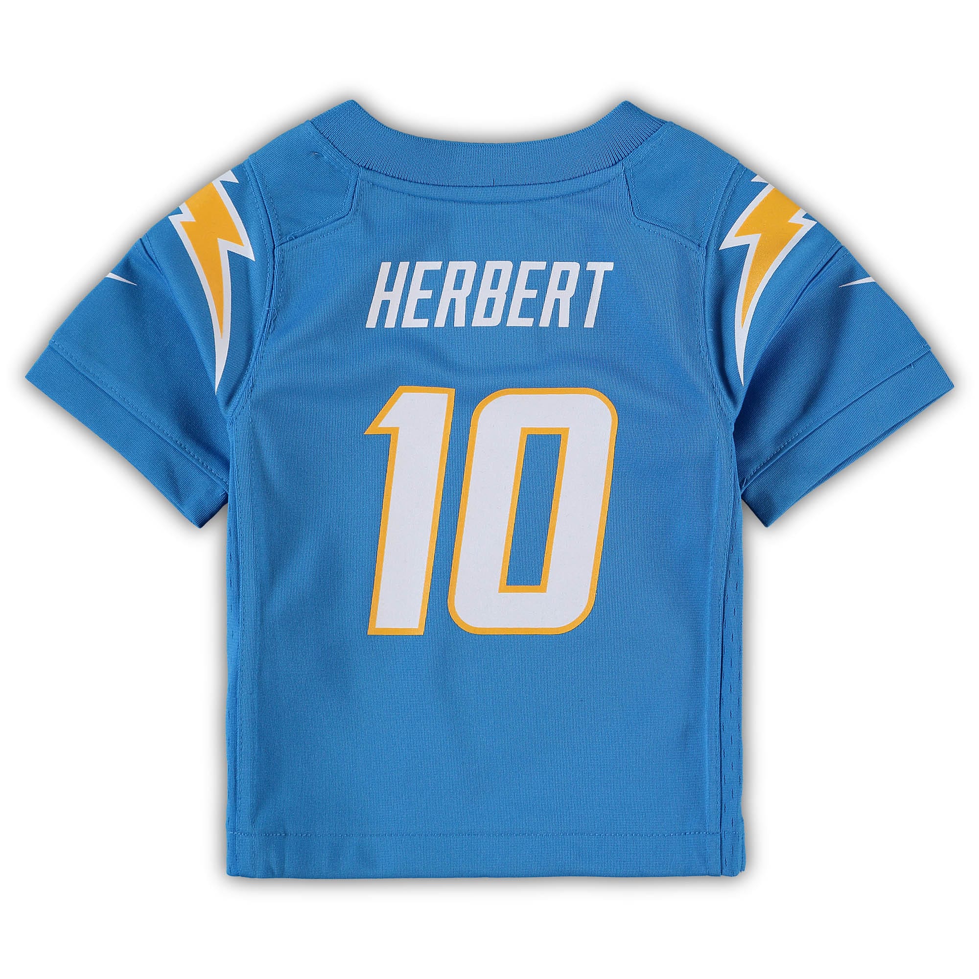 Infant Los Angeles Chargers Justin Herbert Powder Blue Game Jersey JS9537 nicesnker - Image 3