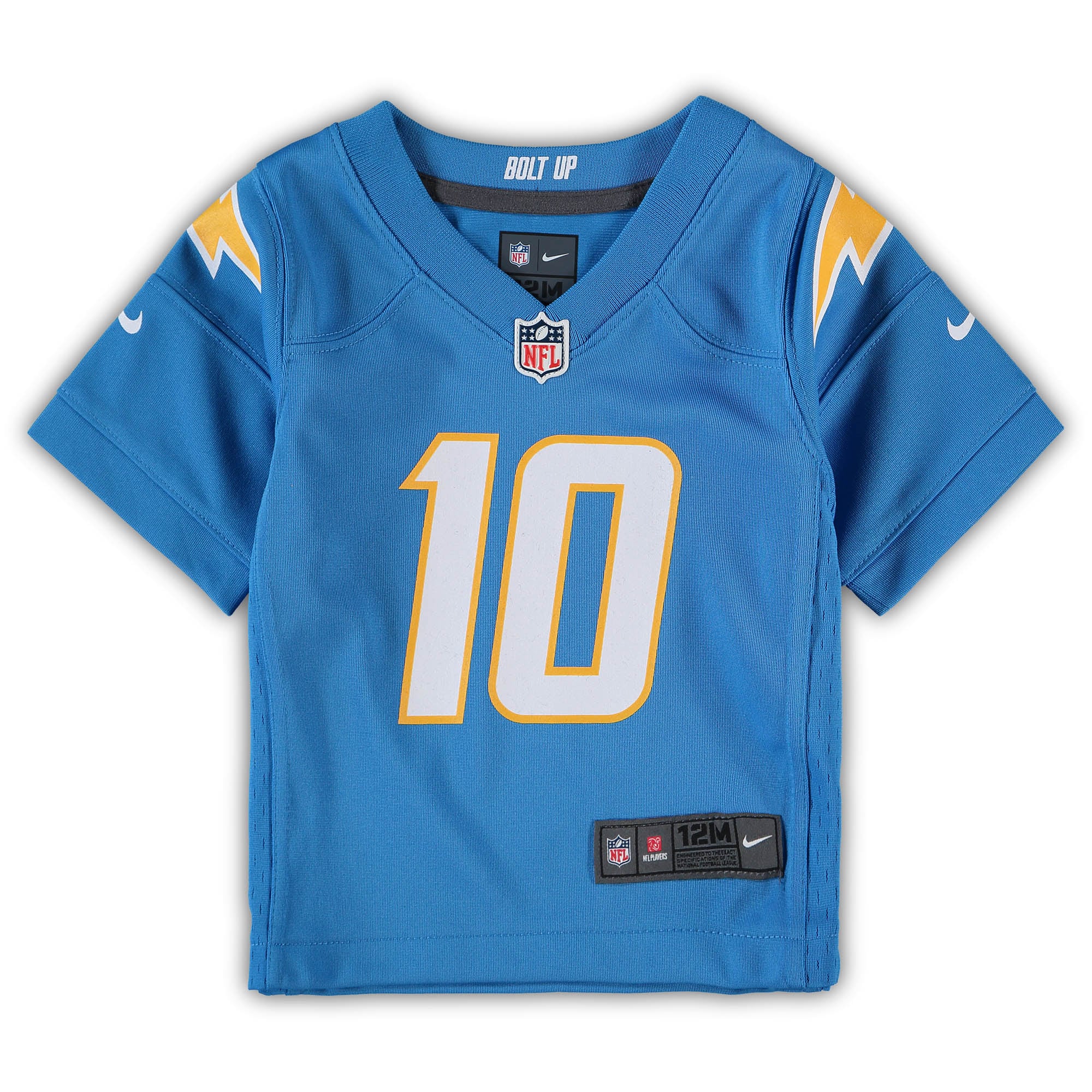 Infant Los Angeles Chargers Justin Herbert Powder Blue Game Jersey JS9537 nicesnker - Image 2