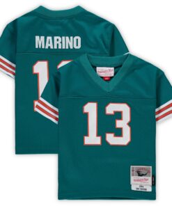 Infant Miami Dolphins Dan Marino Mitchell & Ness Aqua 1984 Retired Legacy Jersey JS3336 nicesnker