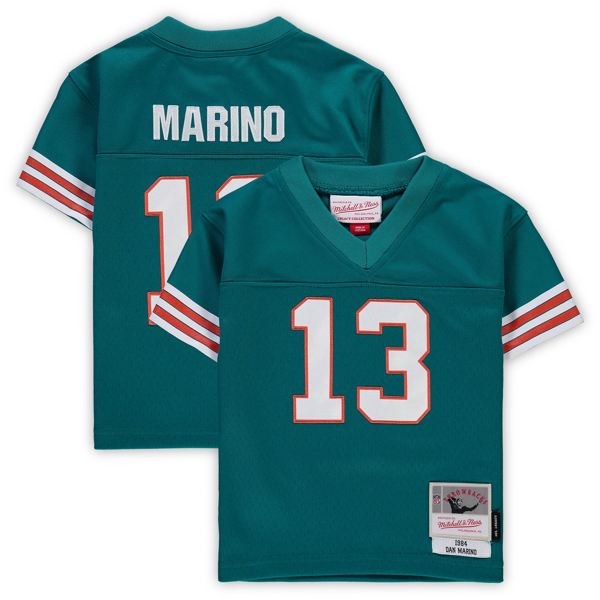 Infant Miami Dolphins Dan Marino Mitchell & Ness Aqua 1984 Retired Legacy Jersey JS3336 nicesnker