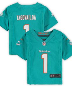 Infant Miami Dolphins Tua Tagovailoa Aqua Game Jersey JS2732 nicesnker