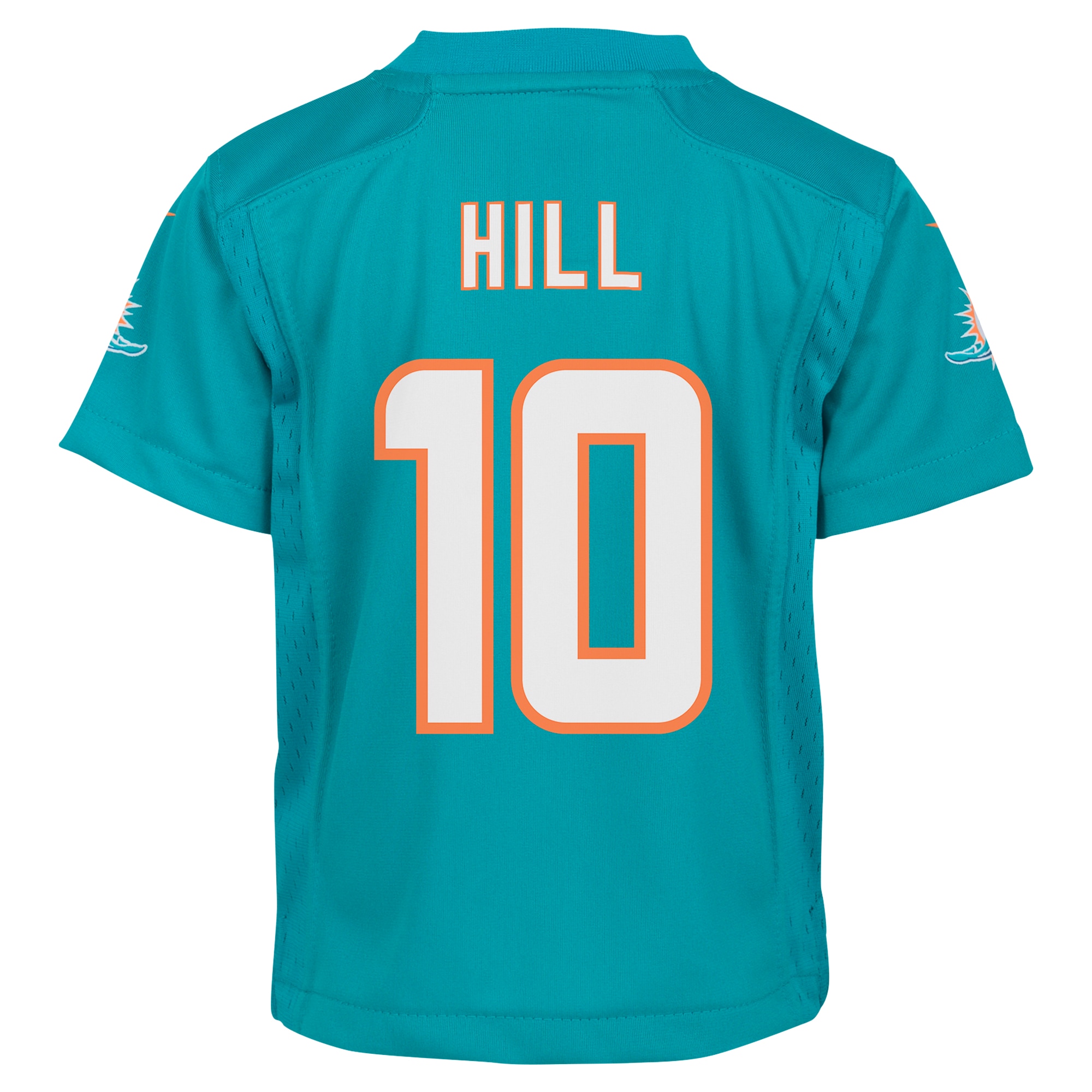 Infant Miami Dolphins Tyreek Hill Aqua Player Game Jersey JS5822 nicesnker - Image 3