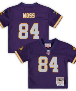 Infant Minnesota Vikings Randy Moss Mitchell & Ness Purple 1998 Retired Legacy Jersey JS1155 nicesnker