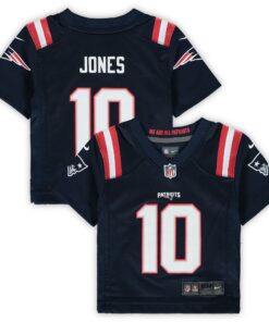 Infant New England Patriots Mac Jones Navy Game Jersey JS2579 nicesnker