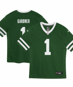 Infant New York Jets Ahmad Sauce Gardner Legacy Green Game Jersey JS6916 nicesnker