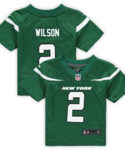 Infant New York Jets Zach Wilson Gotham Green Game Jersey JS8746 nicesnker
