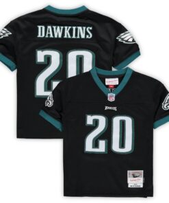 Infant Philadelphia Eagles Brian Dawkins Mitchell & Ness Black 2004 Retired Legacy Jersey JS2027 nicesnker