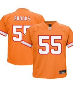 Infant Tampa Bay Buccaneers Derrick Brooks Orange Retired Player Game Jersey JS5243 nicesnker