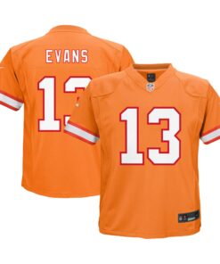 Infant Tampa Bay Buccaneers Mike Evans Orange Game Jersey JS1351 nicesnker