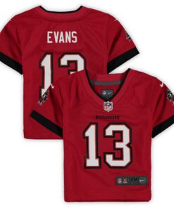 Infant Tampa Bay Buccaneers Mike Evans Red Game Jersey JS8774 nicesnker