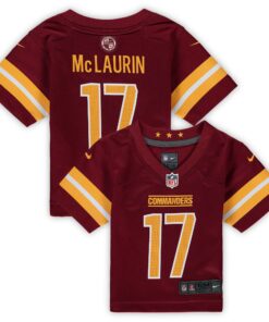 Infant Washington Commanders Terry McLaurin Burgundy Player Game Jersey JS9212 nicesnker