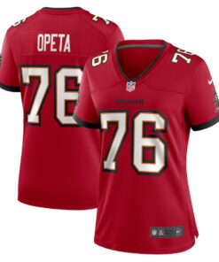 Iosua Opeta 76 Tampa Bay Buccaneers Women's Game Jersey - Red JS2550 nicesnker