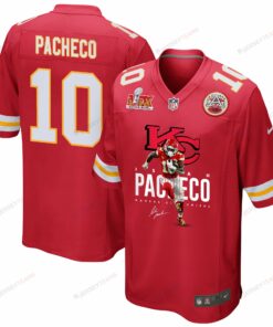 Isiah Pacheco 10 Kansas City Chiefs Best Running Back Game Men Jersey - Red JS3491 nicesnker