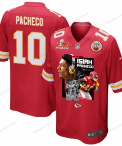 Isiah Pacheco 10 Kansas City Chiefs Pop Up Game Men Jersey - Red JS8479 nicesnker