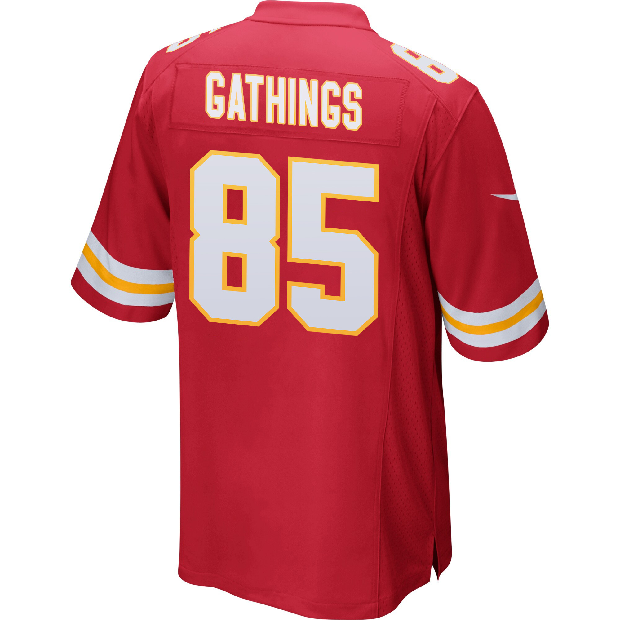 Izaiah Gathings 85 Kansas City Chiefs Super Bowl LVIII Champions 4X Game Men Jersey - Red JS7495 nicesnker - Image 3