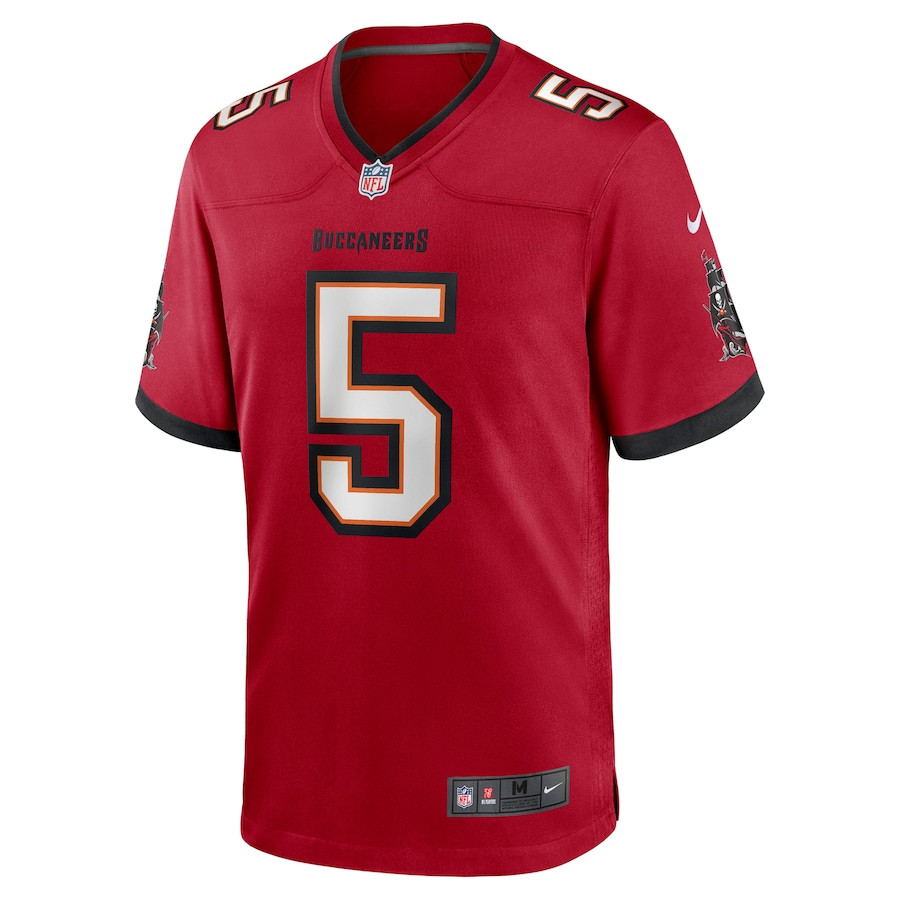 Jack Browning 5 Tampa Bay Buccaneers Game Men Jersey - Red JS7666 nicesnker - Image 2