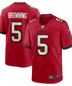 Jack Browning 5 Tampa Bay Buccaneers Game Men Jersey - Red JS7666 nicesnker