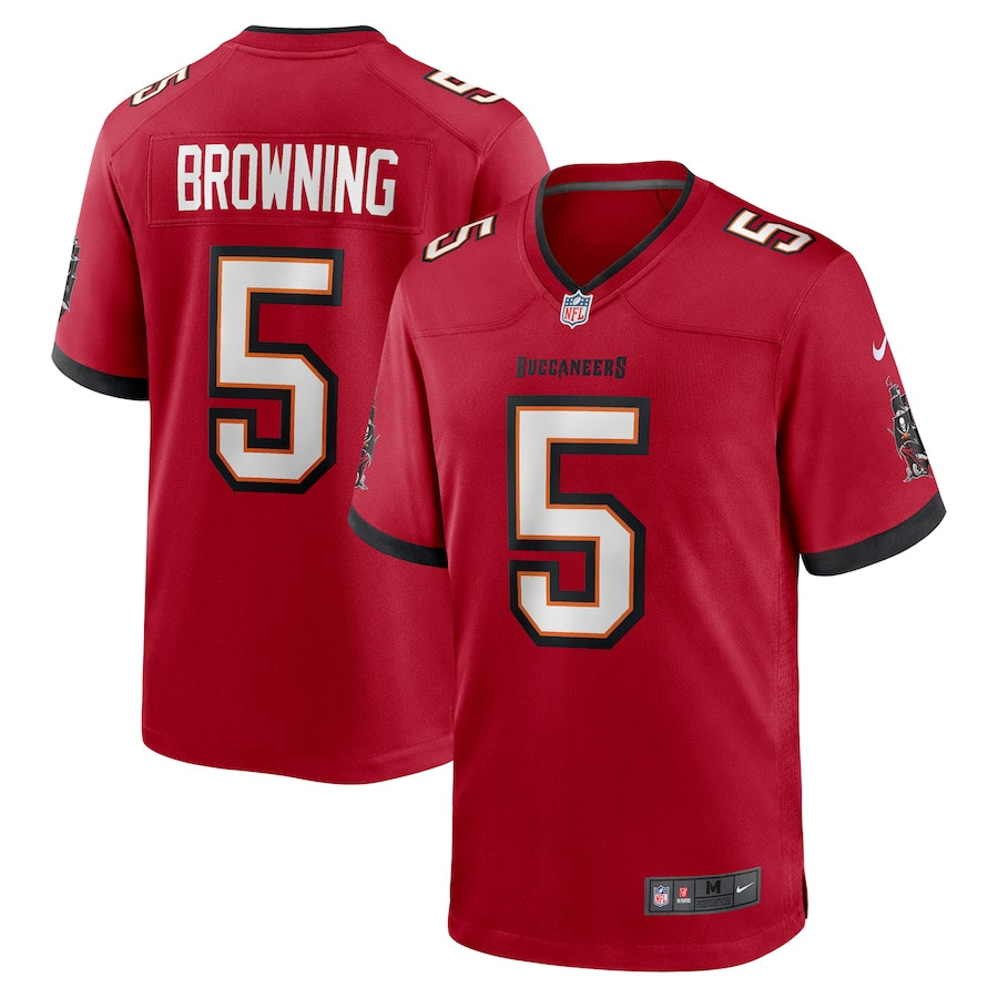 Jack Browning 5 Tampa Bay Buccaneers Game Men Jersey - Red JS7666 nicesnker