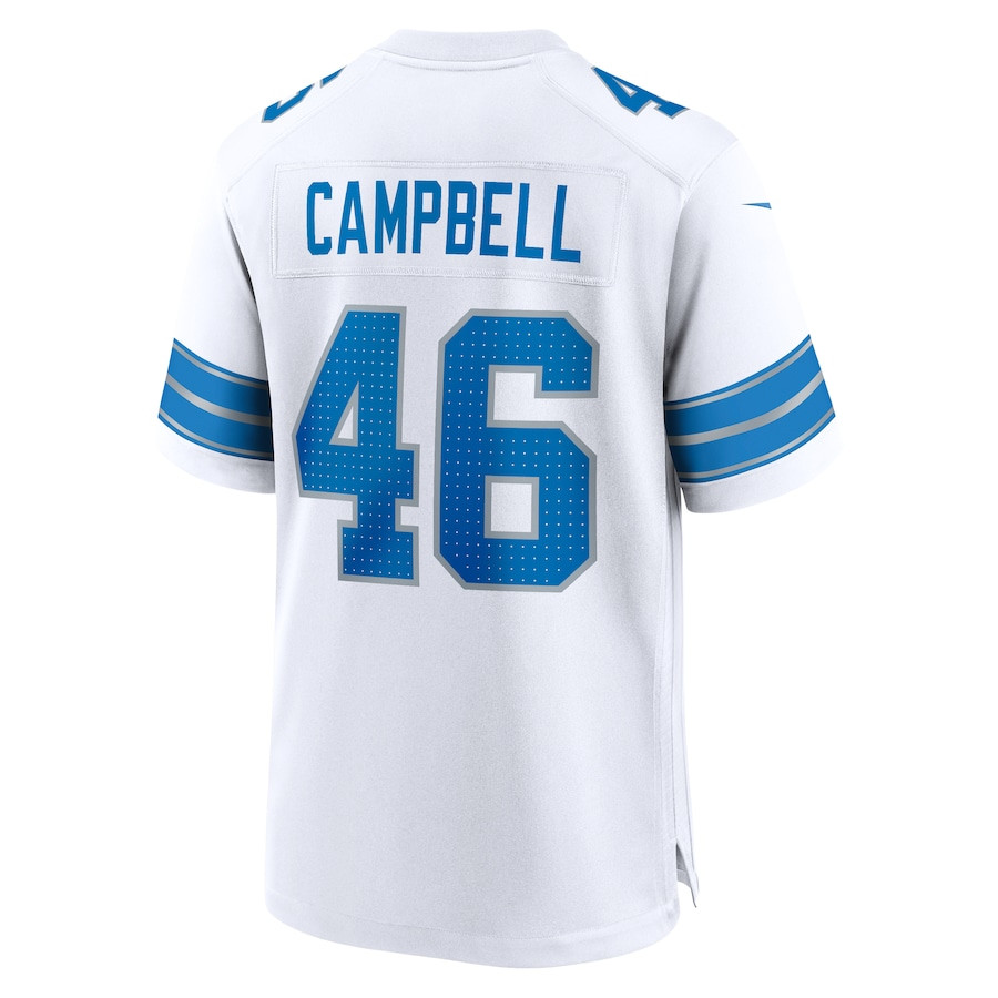 Jack Campbell 46 Detroit Lions White Game Men Jersey - White JS1639 nicesnker - Image 3