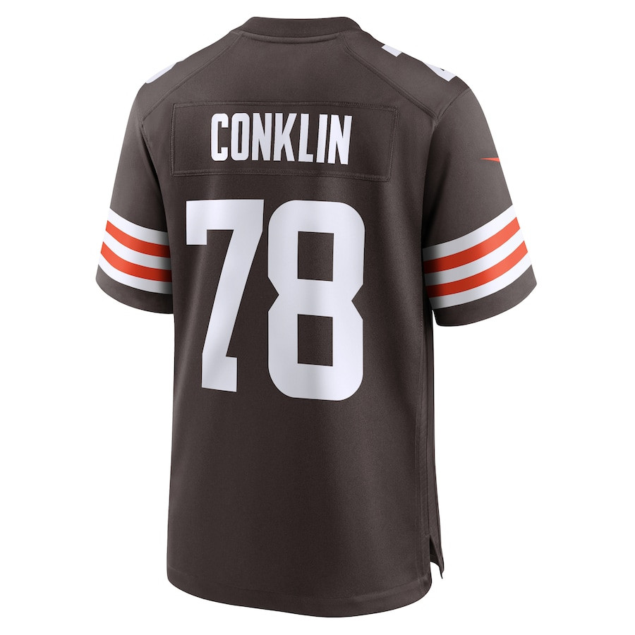 Jack Conklin 78 Cleveland Browns Team Game Men Jersey - Brown JS8720 nicesnker - Image 3