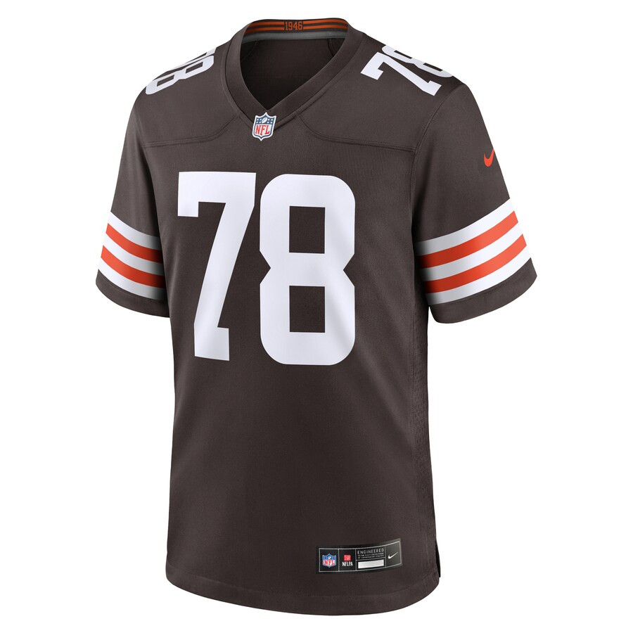 Jack Conklin 78 Cleveland Browns Team Game Men Jersey - Brown JS8720 nicesnker - Image 2
