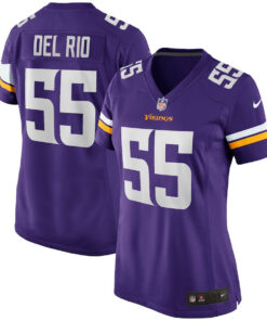 Jack Del Rio 55 Minnesota Vikings Women Game Retired Jersey - Purple JS7655 nicesnker