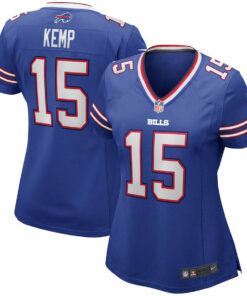 Jack Kemp 15 Buffalo Bills Women Game Retired Jersey - Royal JS9072 nicesnker