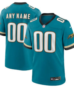 Jacksonville Jaguars Prowler Throwback Player Game Men Custom Jersey - Teal JS9187 nicesnker