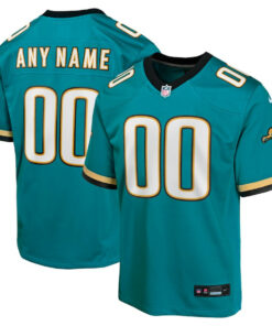 Jacksonville Jaguars Prowler Throwback Player Game YOUTH Custom Jersey - Teal JS9865 nicesnker
