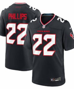 Jacob Phillips 22 Houston Texans Game Men Jersey - Navy JS5480 nicesnker