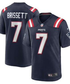 Jacoby Brissett 7 New England Patriots Game Men Jersey - Navy JS5196 nicesnker
