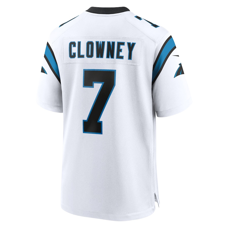 Jadeveon Clowney 7 Carolina Panthers Game Men Jersey - White JS9356 nicesnker - Image 3