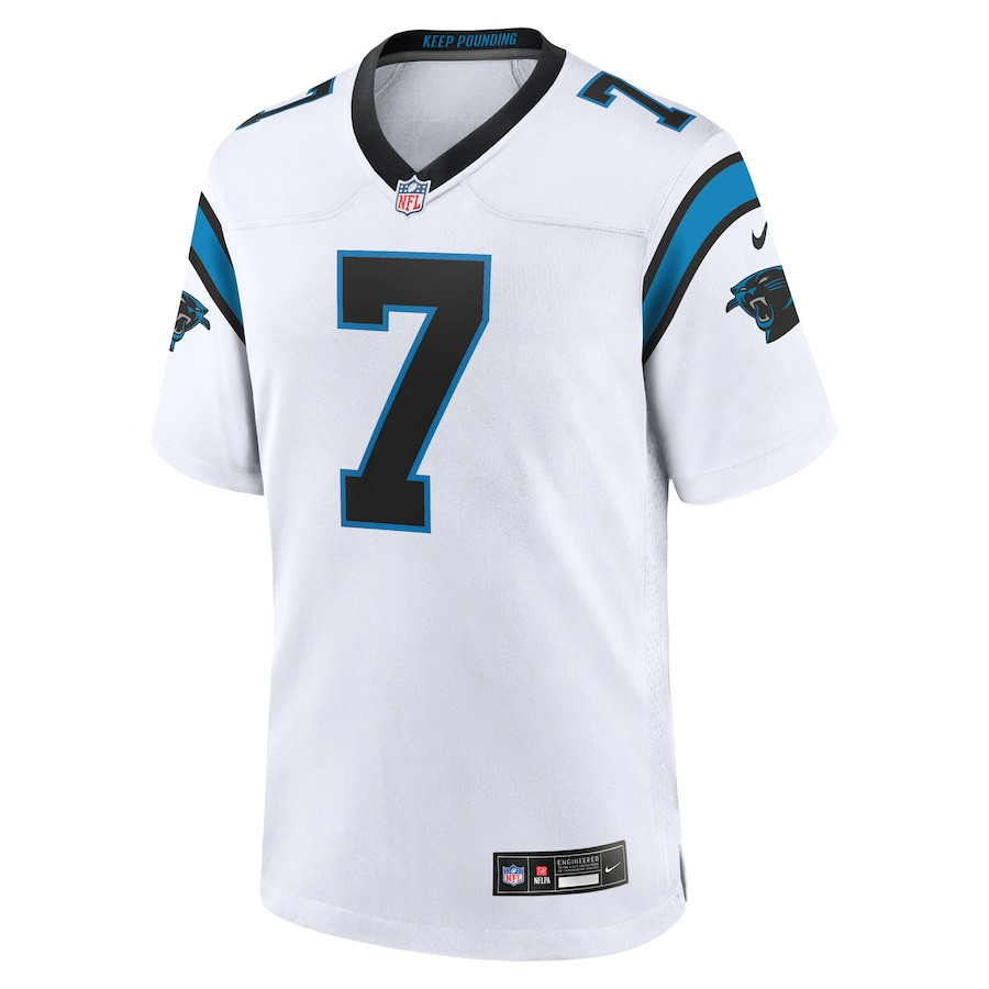 Jadeveon Clowney 7 Carolina Panthers Game Men Jersey - White JS9356 nicesnker - Image 2