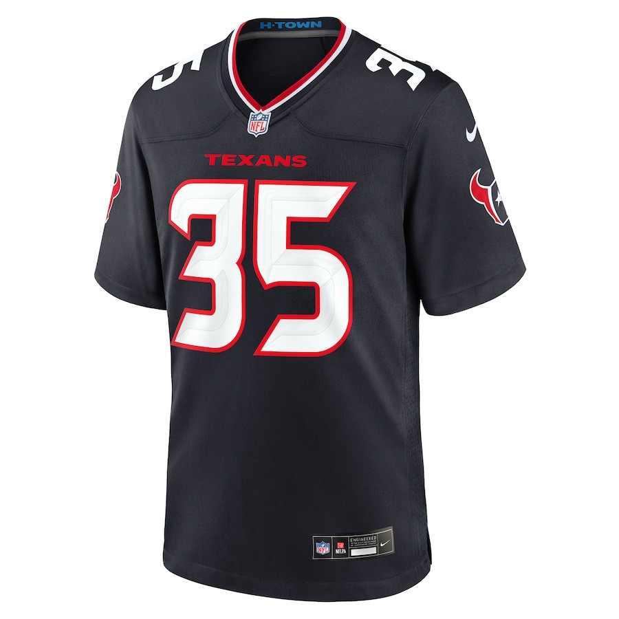 Jake Hansen 35 Houston Texans Team Game Men Jersey - Navy JS1523 nicesnker - Image 2