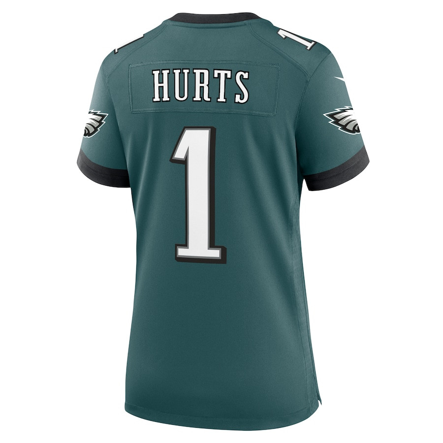 Jalen Hurts 1 Philadelphia Eagles Game Women Jersey - Midnight Green JS7370 nicesnker - Image 3