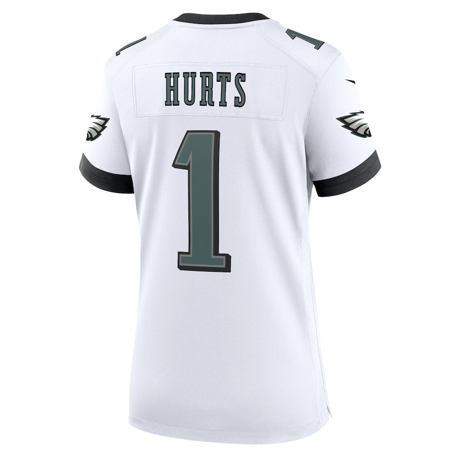 Jalen Hurts 1 Philadelphia Eagles Game Women Jersey - White JS7804 nicesnker - Image 3