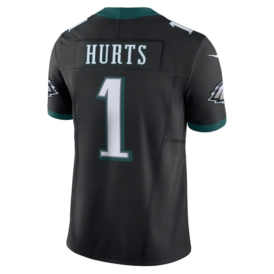 Jalen Hurts 1 Philadelphia Eagles Vapor F.U.S.E. Limited Jersey - Black JS1501 nicesnker - Image 3
