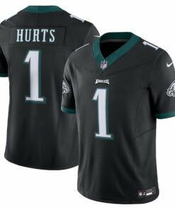 Jalen Hurts 1 Philadelphia Eagles Vapor F.U.S.E. Limited Jersey - Black JS1501 nicesnker