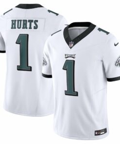 Jalen Hurts 1 Philadelphia Eagles Vapor F.U.S.E. Limited Jersey - White JS6854 nicesnker