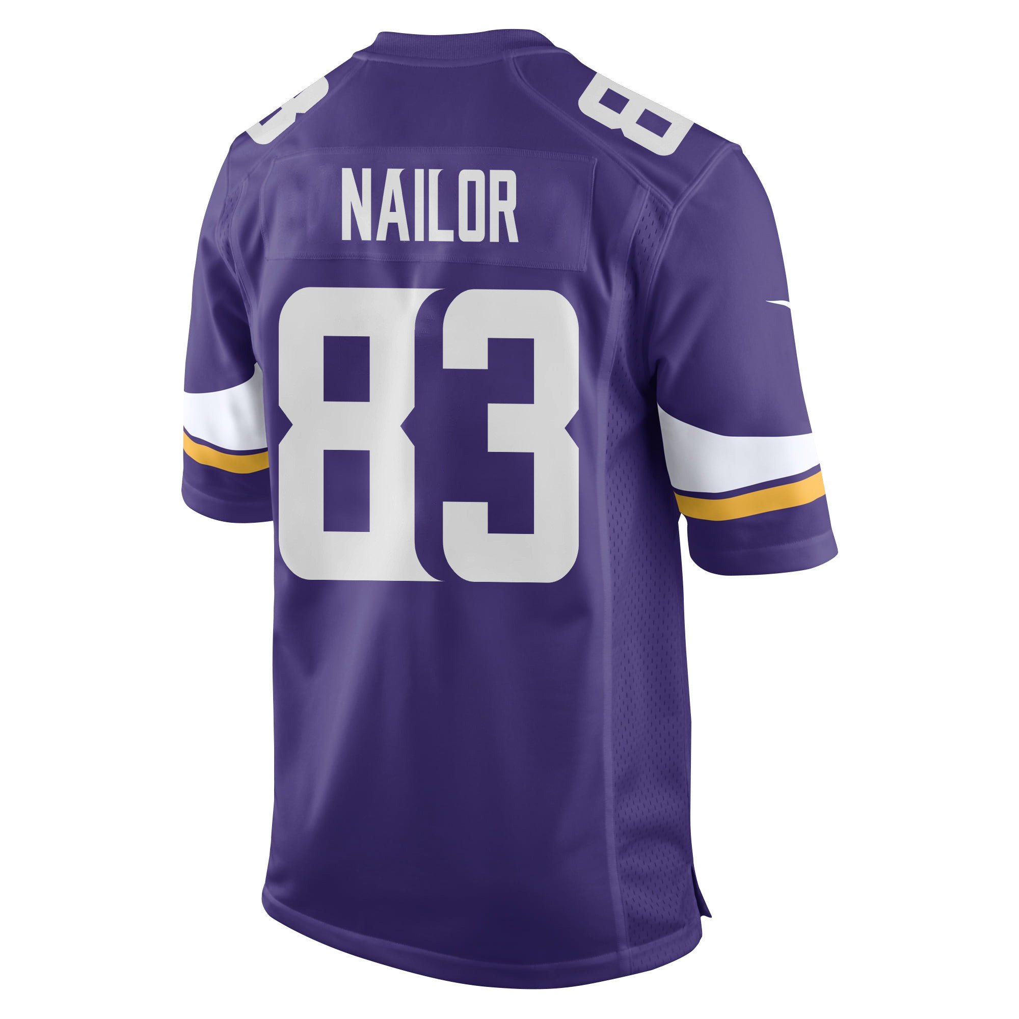 Jalen Nailor 83 Minnesota Vikings Super Bowl LIX New Orleans Patch Game Men Jersey - Purple JS5541 nicesnker - Image 2