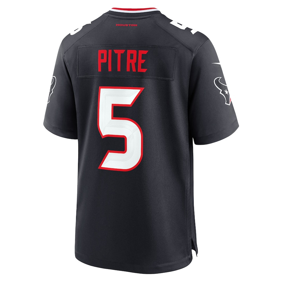 Jalen Pitre 5 Houston Texans Game Jersey - Men, Navy JS5234 nicesnker - Image 3