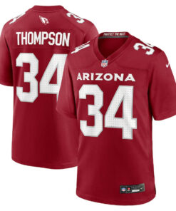Jalen Thompson 34 Arizona Cardinals Team Game Men Jersey - Cardinal JS6017 nicesnker