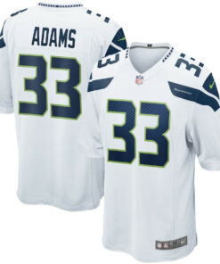 Jamal Adams 33 Seattle Seahawks Men Game Jersey - White JS8206 nicesnker