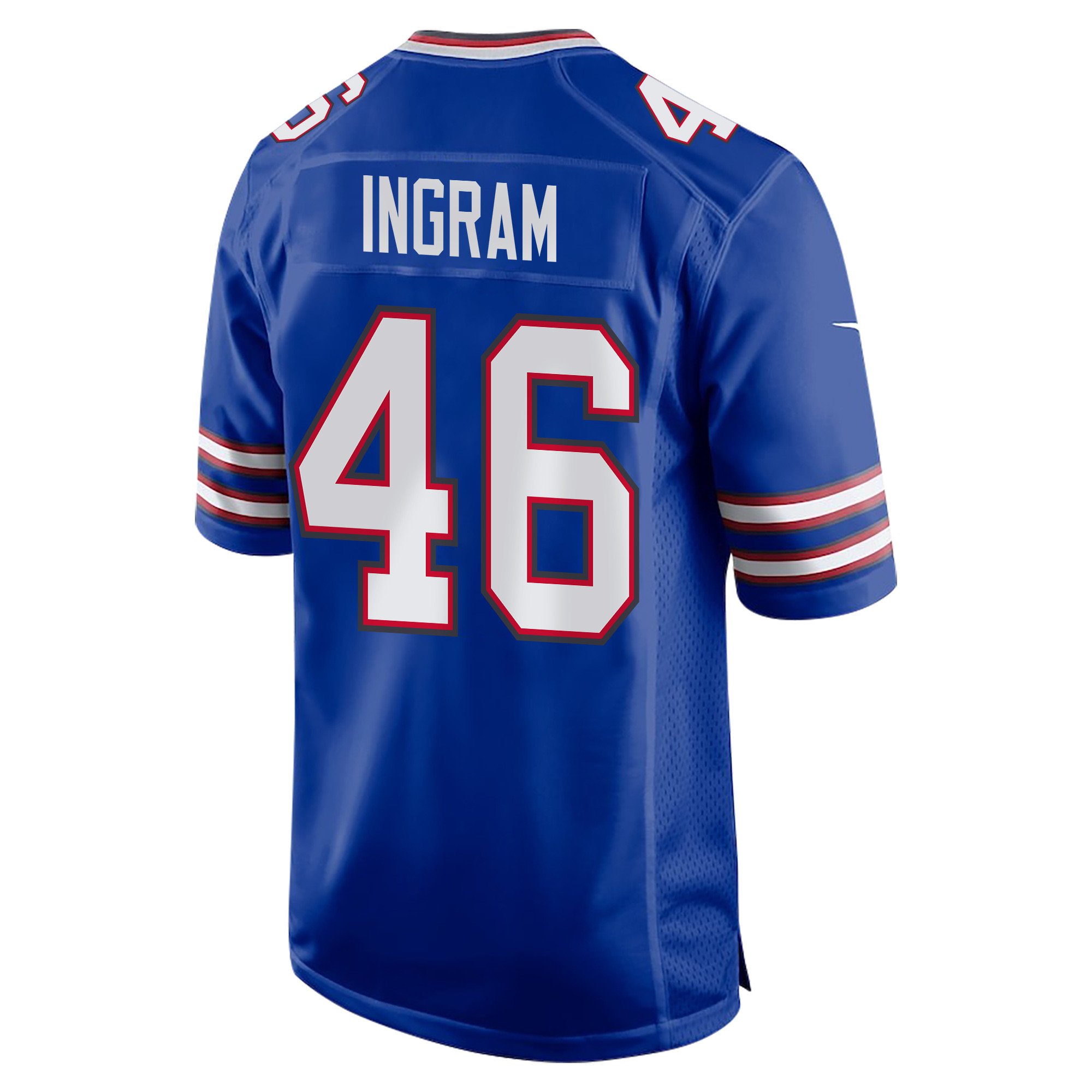 Ja'Marcus Ingram 46 Buffalo Bills Super Bowl LIX Champions Patch 'New Orleans - A Symphony of Sport' EMBROIDERED Game Men Jersey - Royal JS7910 nicesnker - Image 2